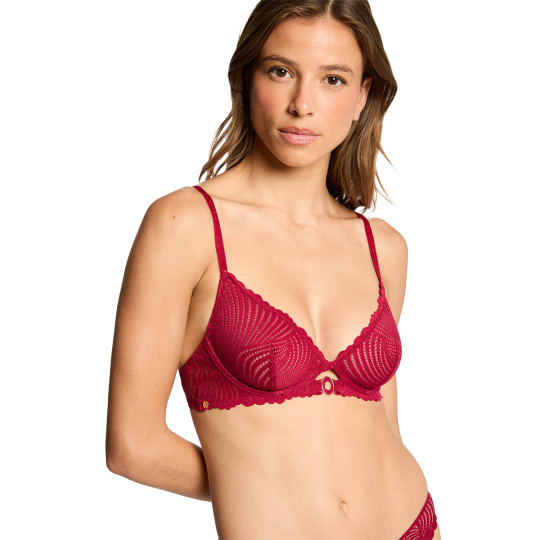 Soutien-gorge armatures bordeaux Glory