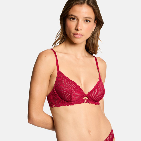 Soutien-gorge armatures bordeaux Glory
