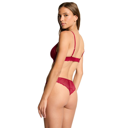 Soutien-gorge souple bordeaux Glory