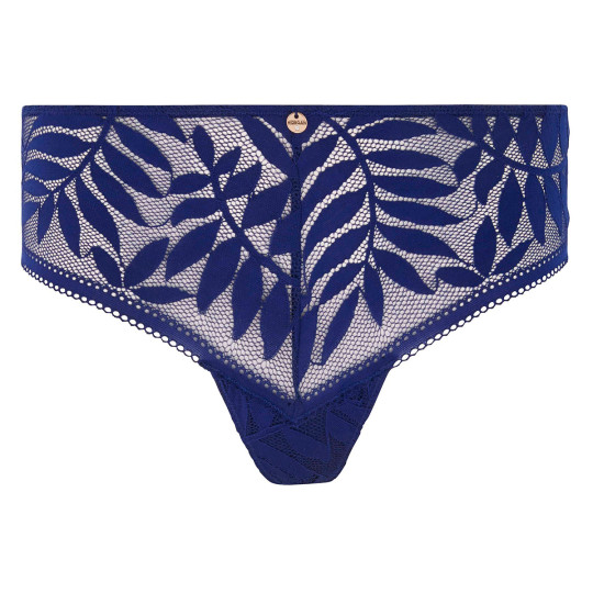 Shorty tanga bleu marine Lina