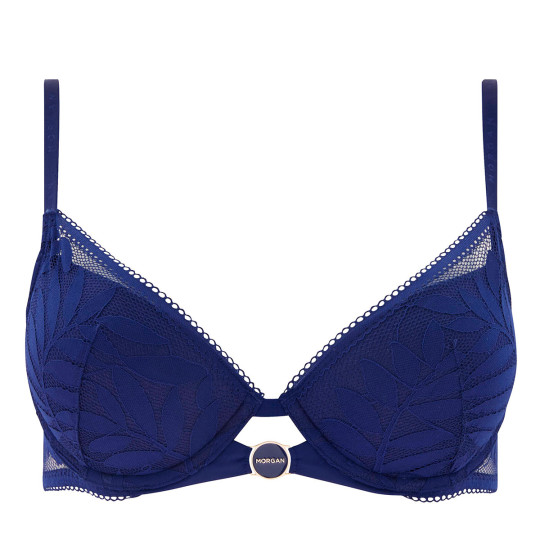 Soutien-gorge coques moulées bleu marine Lina