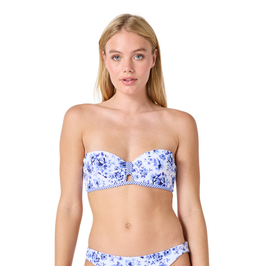 Haut de maillot de bain bandeau blanc Mythe