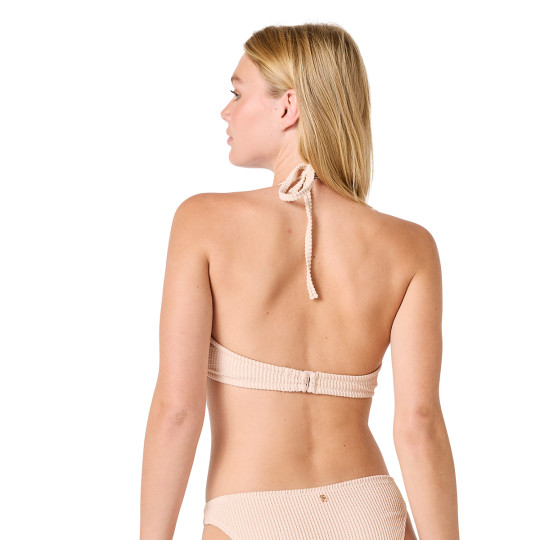 Haut de maillot de bain bandeau crème Rêveuse