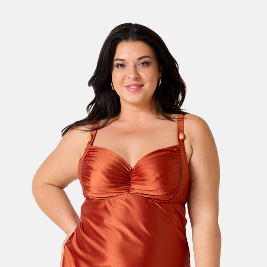 Tankini marron Sérénité