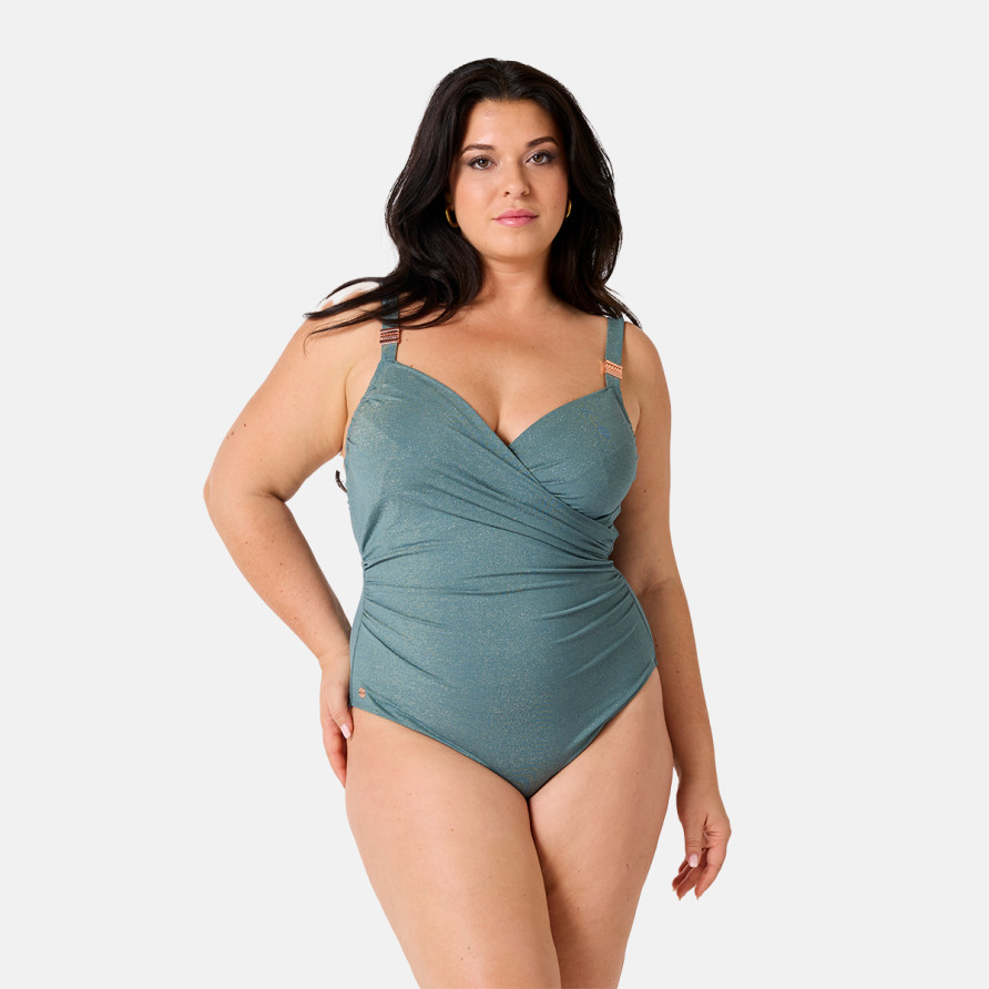 Maillot de bain 1 pièce kaki Zingaro