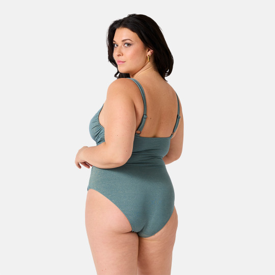 Maillot de bain 1 pièce kaki Zingaro