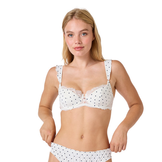 Soutien-gorge coques moulées ivoire Amusette