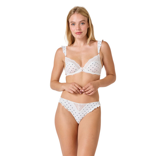 Soutien-gorge armatures ivoire Amusette