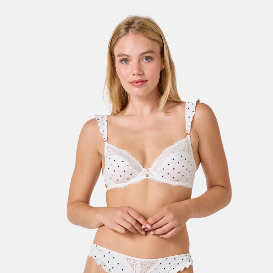 Soutien-gorge armatures ivoire Amusette