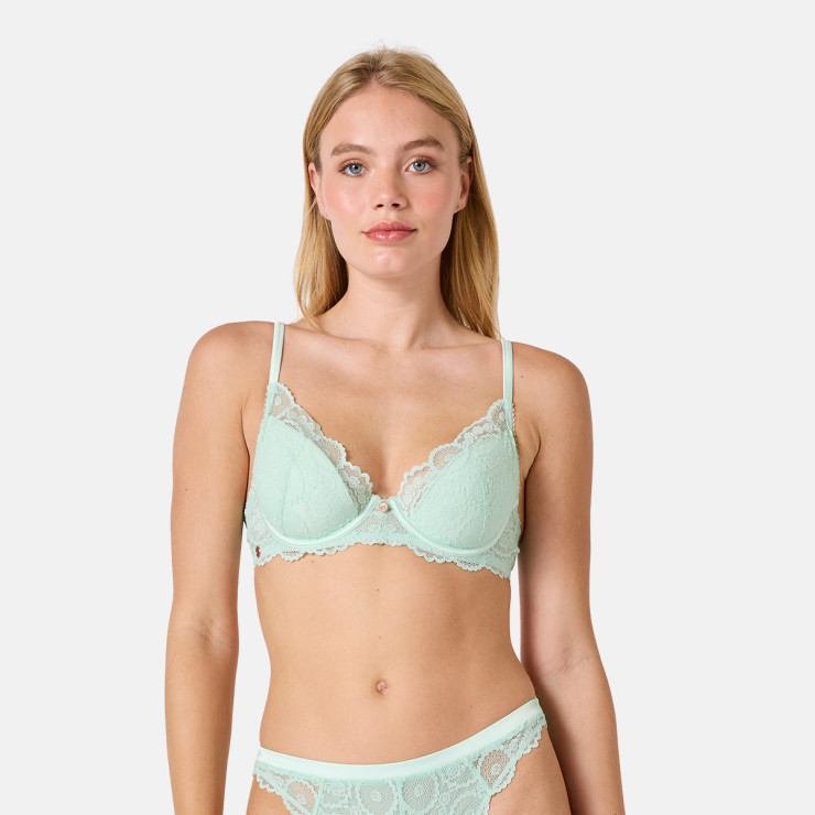 Soutien-gorge coques moulées vert Batifolage