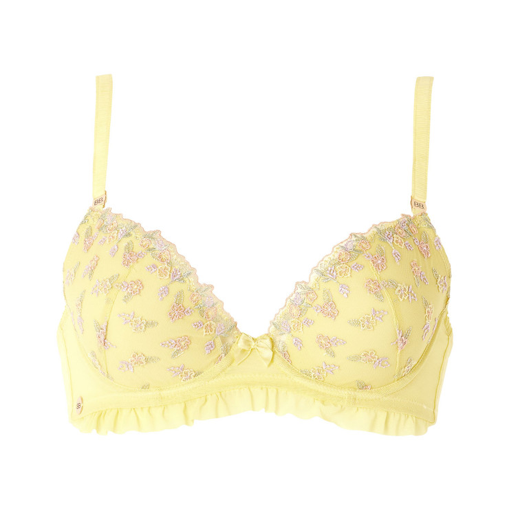 Soutien-gorge coques moulées jaune Bucolique