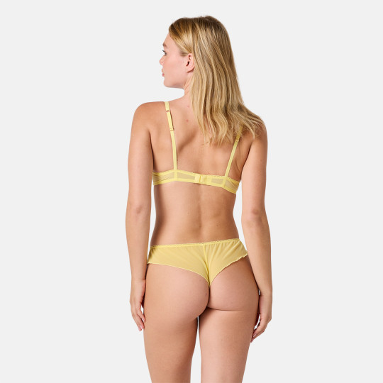 Soutien-gorge coques moulées jaune Bucolique