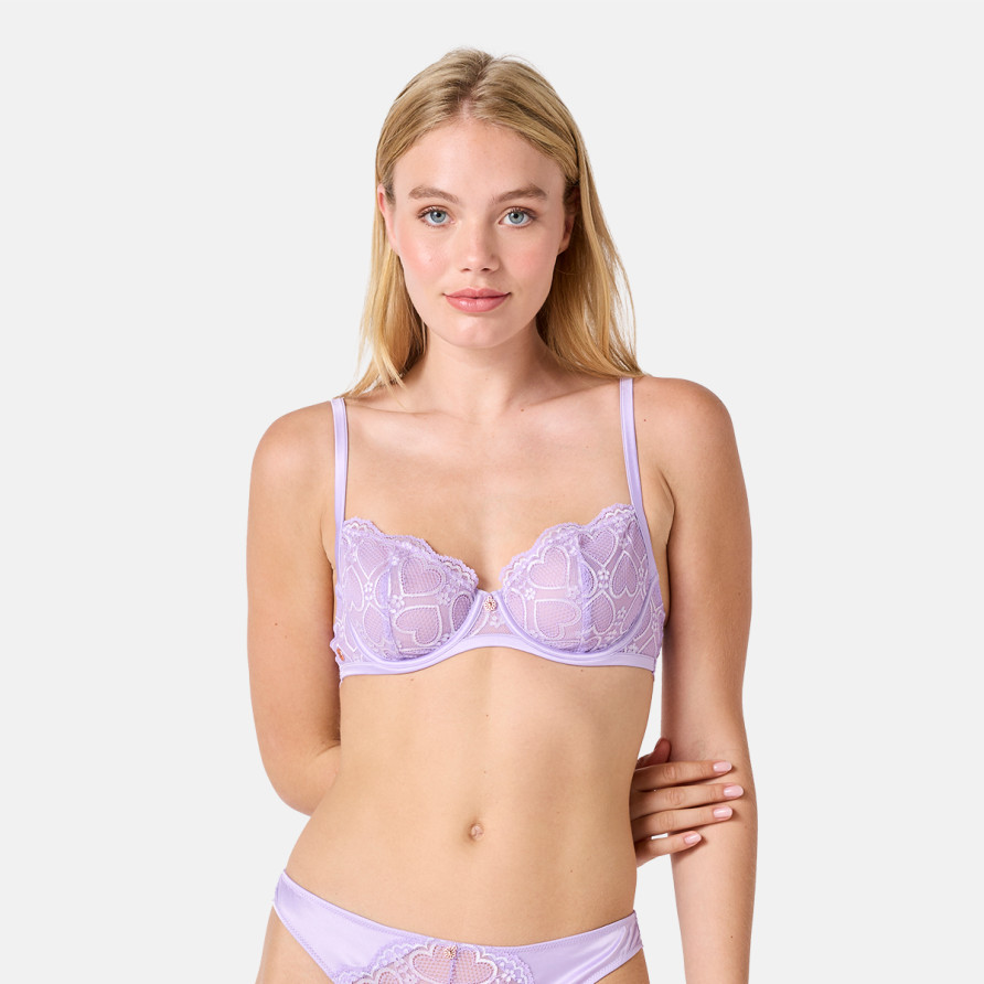 Soutien-gorge armatures lilas Chanson
