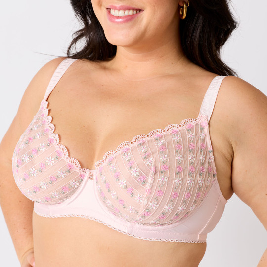 Soutien-gorge corbeille grand maintien poudre Féérique