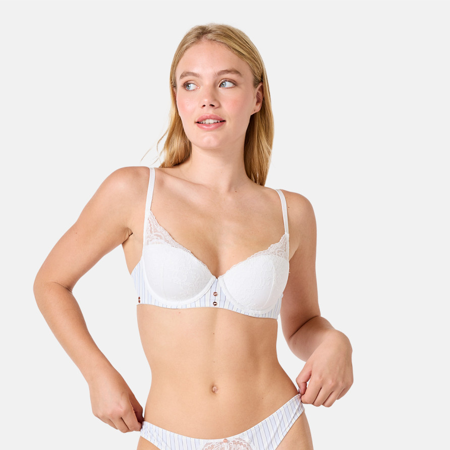 Soutien-gorge coques moulées ivoire Guinguette