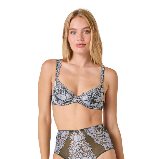 Soutien-gorge coques kaki Mystique