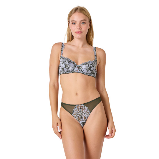 Soutien-gorge armatures kaki Mystique