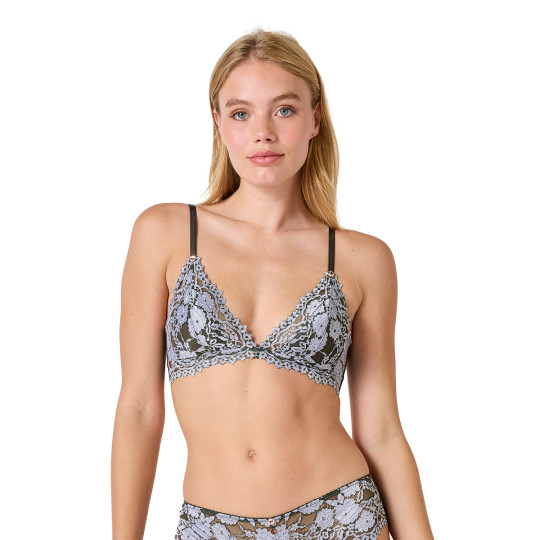 Soutien-gorge souple kaki Mystique