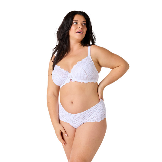 Shorty blanc Poétesse