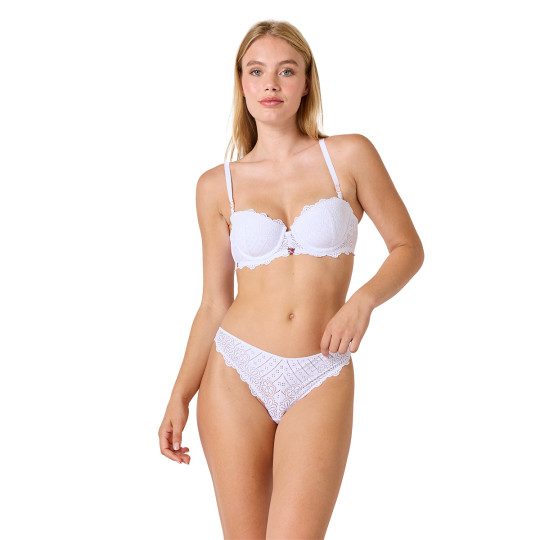 Soutien-gorge coques blanc Poétesse