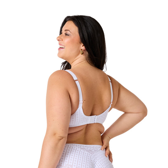 Soutien-gorge corbeille grand maintien blanc Poétesse