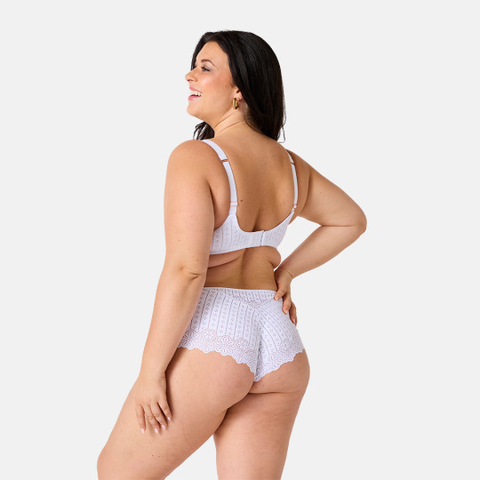 Soutien-gorge corbeille grand maintien blanc Poétesse