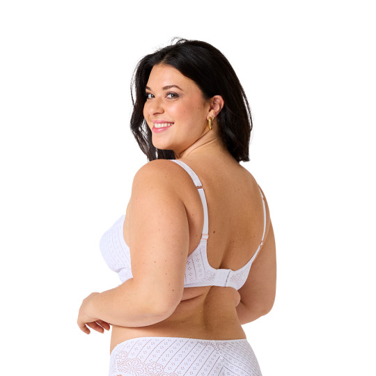 Soutien-gorge souple blanc Poétesse