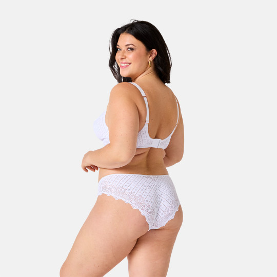 Soutien-gorge souple blanc Poétesse