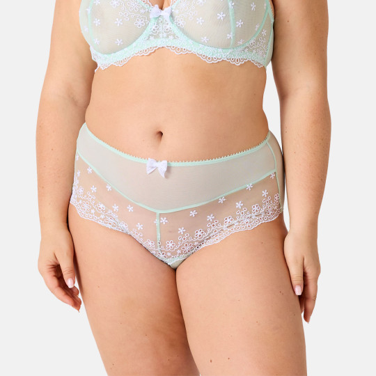 Shorty grande taille vert Sensible
