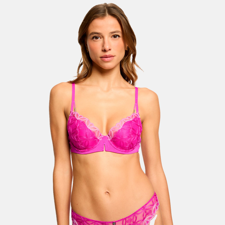 Soutien-gorge coques moulées violet Angie