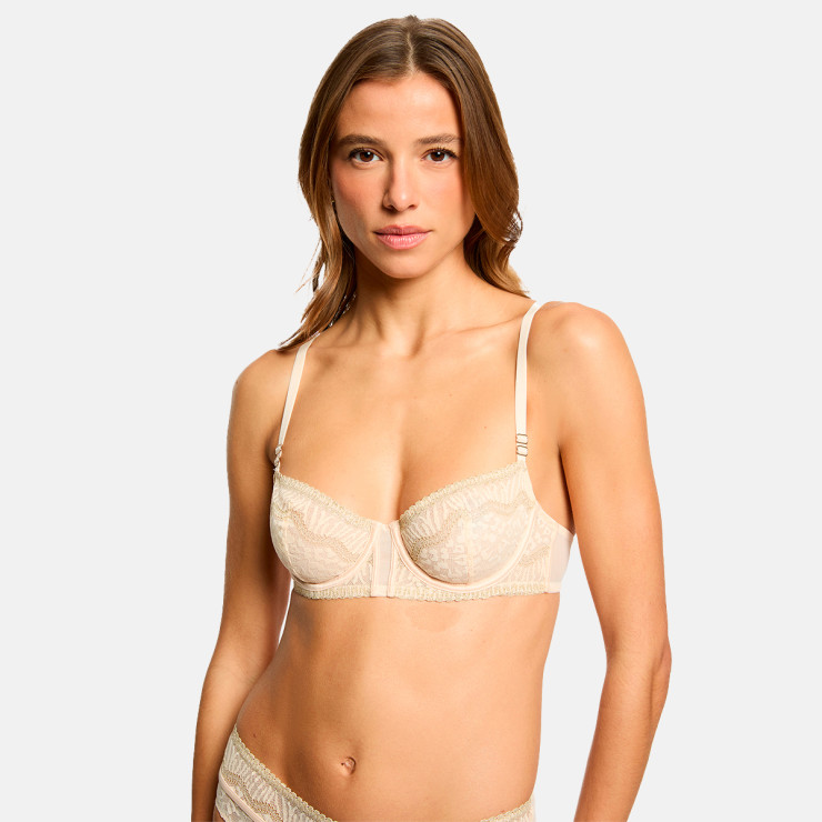 Soutien-gorge armatures nude Cristina