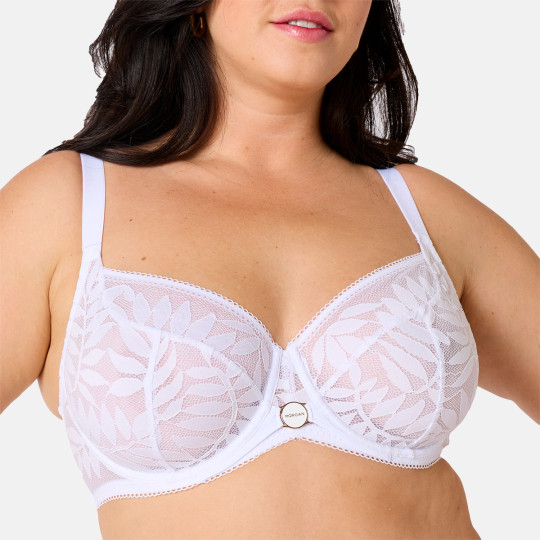 Soutien-gorge corbeille grand maintien blanc Lina
