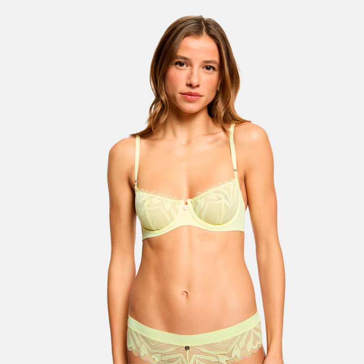 Soutien-gorge armatures jaune Sana