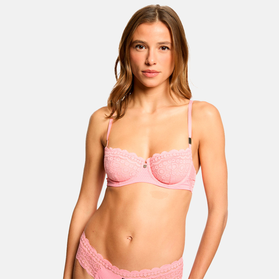 Soutien-gorge armatures rose Sandra