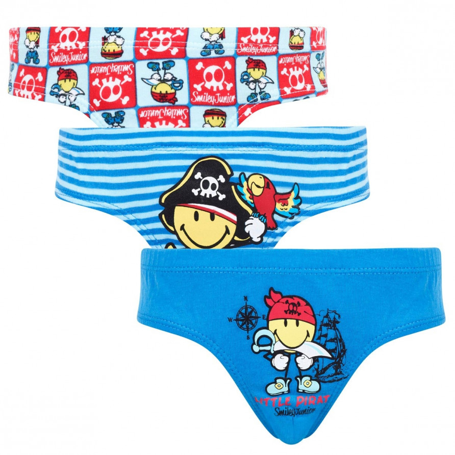 Lot de 3 slips Boy Little Pirate by Smiley