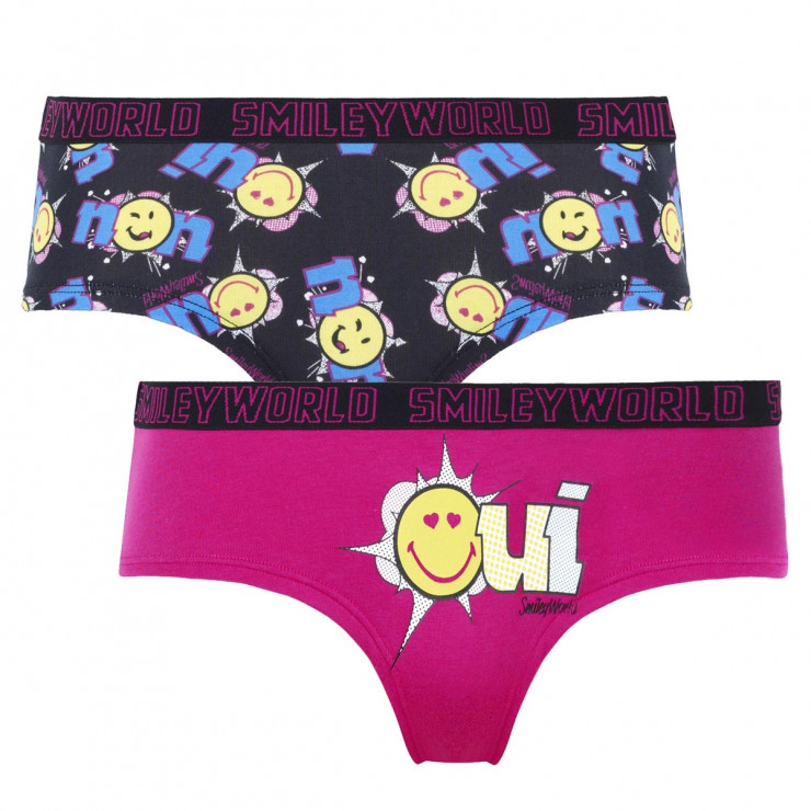 Lot de 2 boxers imprimés Pop by Smiley