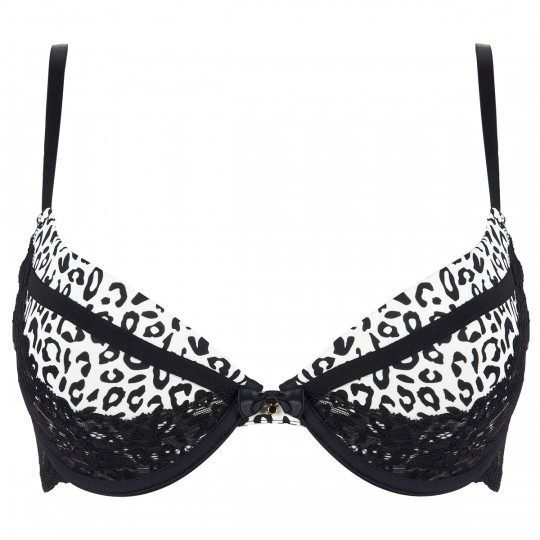 Soutien-gorge push-up ivoire/noir Midnight