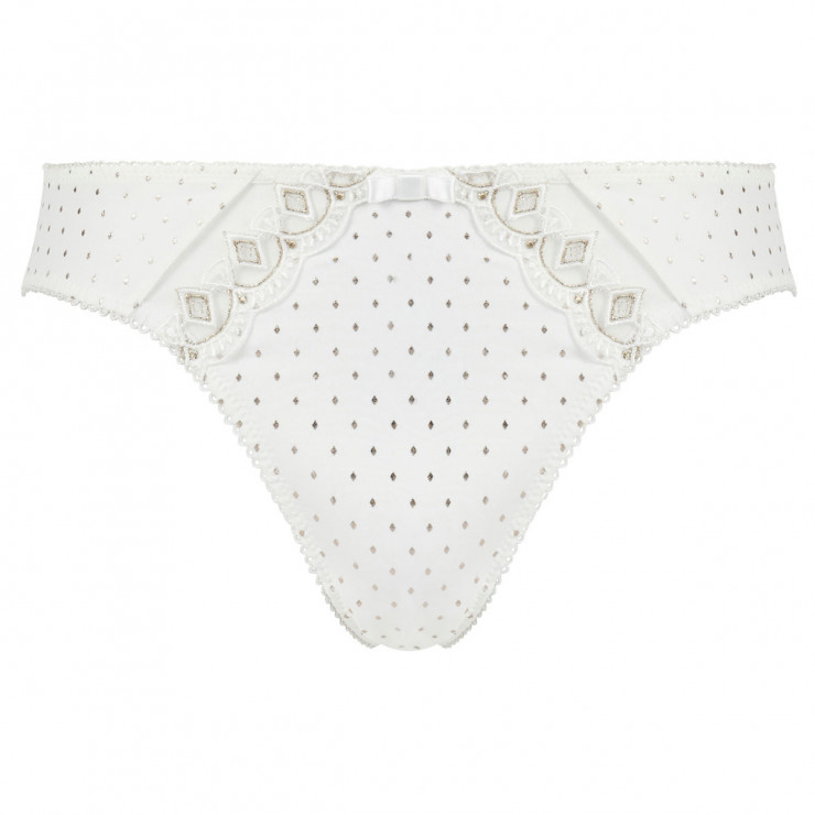 Slip ivoire/argent Effigie
