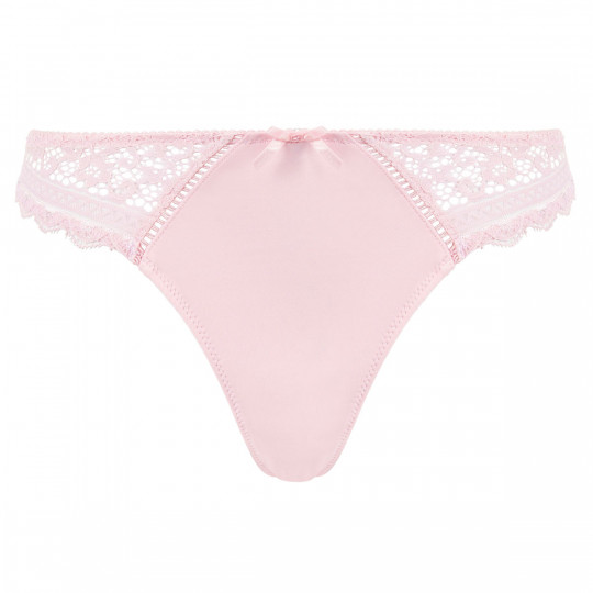 Tanga rose poudre Elena