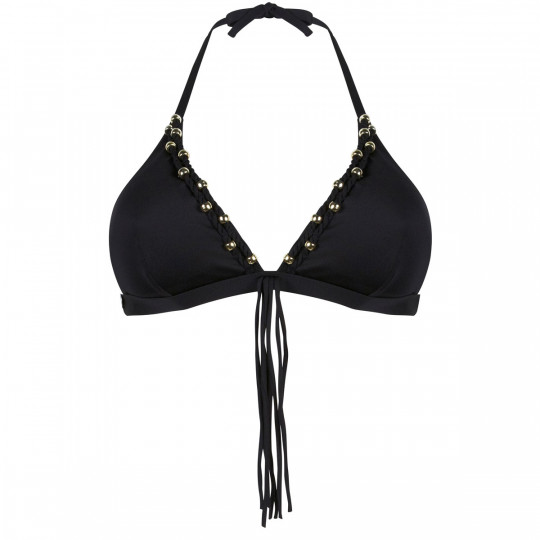 Haut de maillot triangle noir Hippies by Brigitte Bardot
