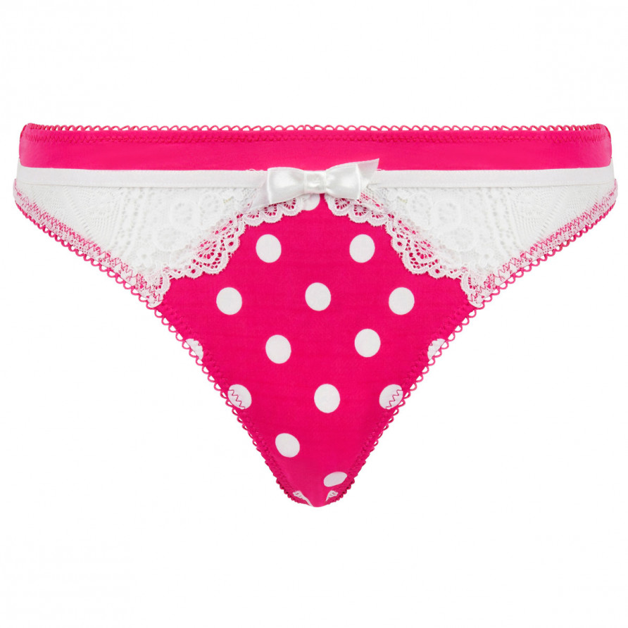 String fuchsia/blanc Lana