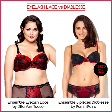 Eyelash Lace de Dita Von Teese vs Diablesse de Pomm'Poire