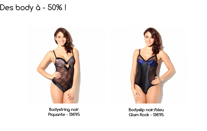 soldes Pomm'Poire des body -50%