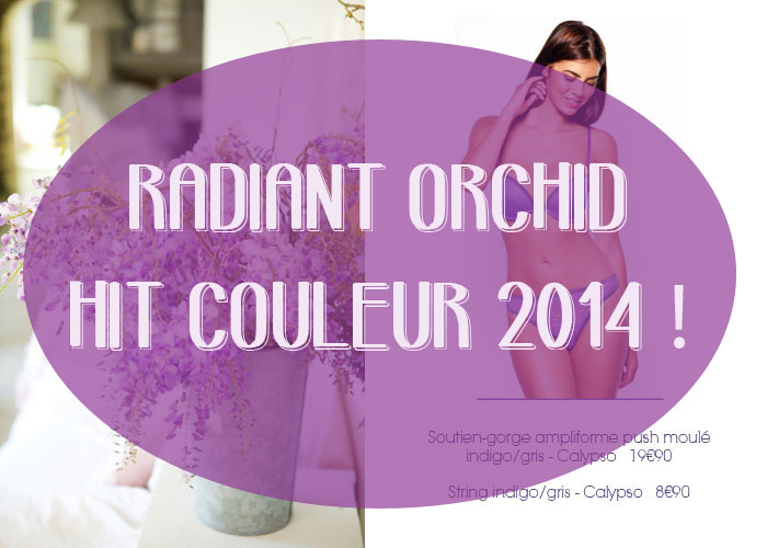Radiant Orchid, couleur de l’année 2014 !