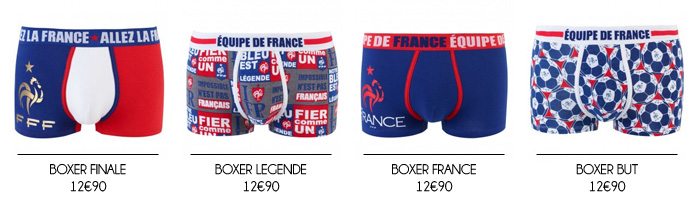 Boxers officiels Equipe de France de Football