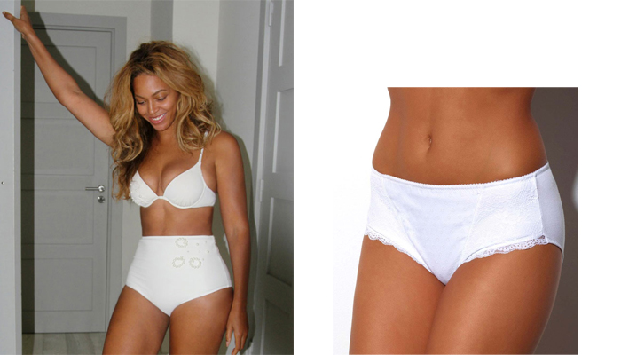 culotte gainante blanche