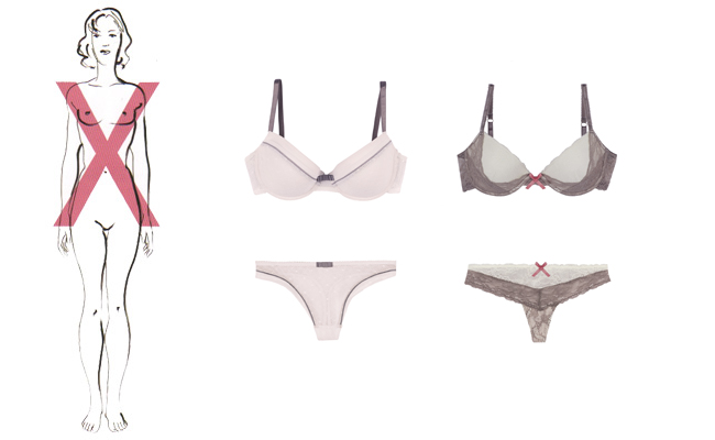 Sélection lingerie morphologie X