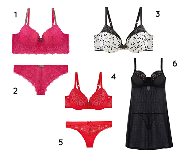 sélection lingerie morphologie en A